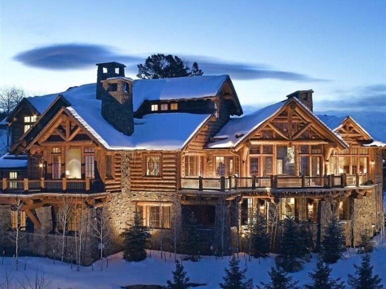 Mansion Luxury Log Cabin Homes