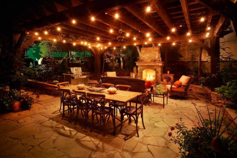 outdoor kitchen lighting ideas