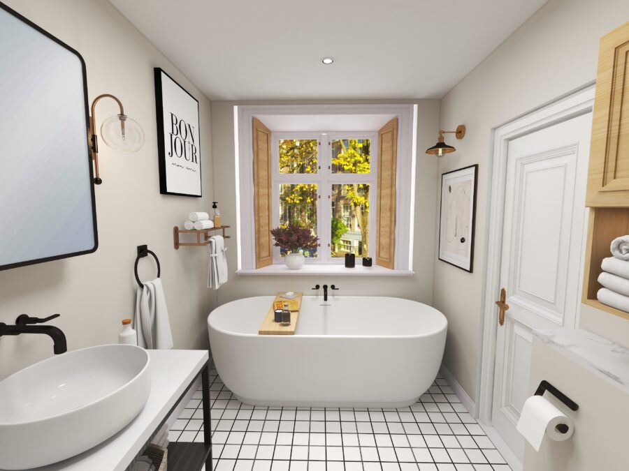 country bathroom ideas