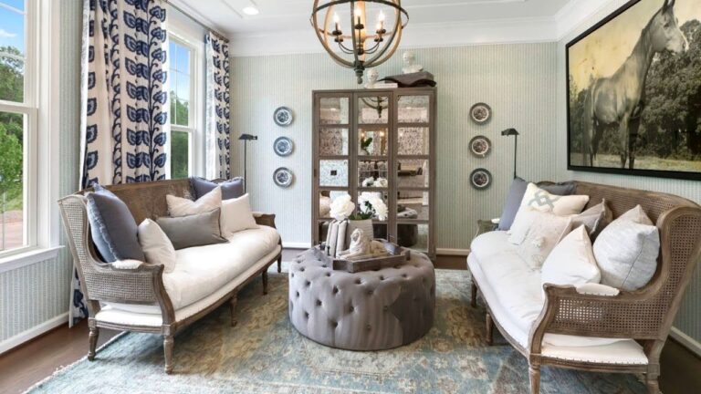 french country living room